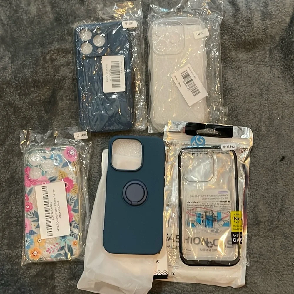 New set/5 phone cases for iPhone 14 Pro